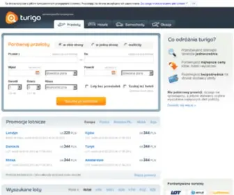 Turigo.pl(Bilety lotnicze) Screenshot