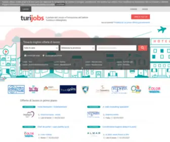 Turijobs.it(Offerte di Lavoro nel Turismo e Canale Ho.Re.Ca) Screenshot