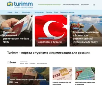 Turimm.com(Туризм и иммиграция) Screenshot