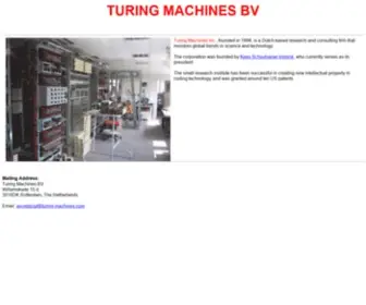 Turing-Machines.com(Turing Machines Inc) Screenshot