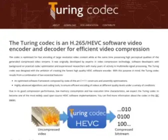 Turingcodec.org(An open) Screenshot