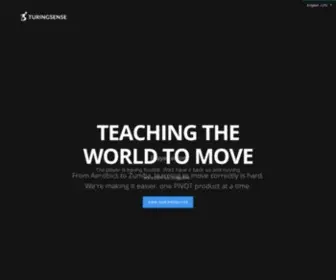 Turingsense.com(Teaching the World to Move) Screenshot