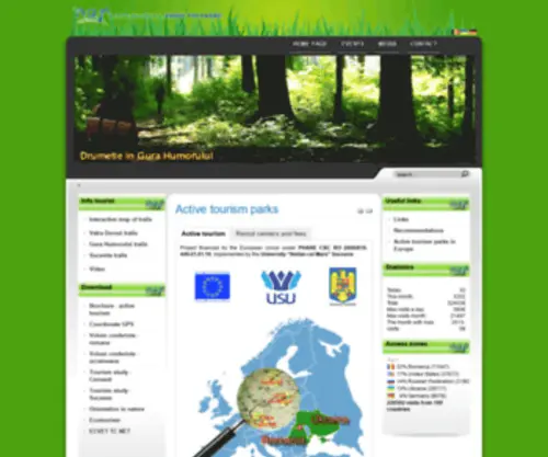 Turismactiv.ro(Pagina de start) Screenshot