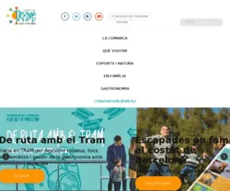 Turismebaixllobregat.com(Consorci de Turisme del Baix Llobregat) Screenshot