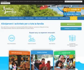 Turismeenfamilia.com(Turisme) Screenshot