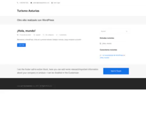 Turismo-Asturias.com(Otro sitio realizado con WordPress) Screenshot