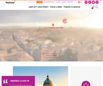 Turismo-Toulouse.es(Prepare su estancia en la página oficial del Turismo en Toulouse) Screenshot