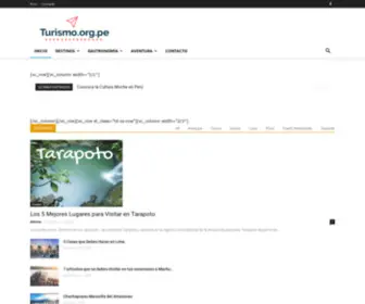 Turismo.org.pe(▷ Turismo Perú) Screenshot