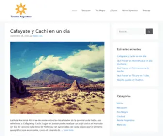 Turismoargentino.net(Recorriendo lo nuestro) Screenshot