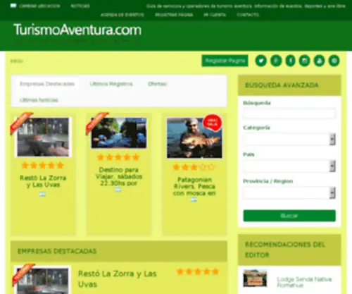 Turismoaventura.com(Turismoaventura) Screenshot