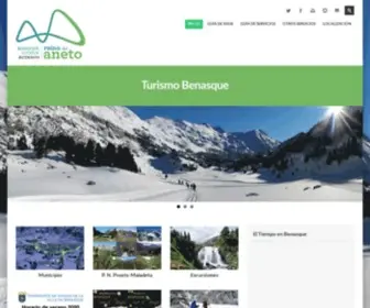 Turismobenasque.com(Turismo Benasque) Screenshot