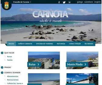 Turismocarnota.com(Turismo de Carnota) Screenshot