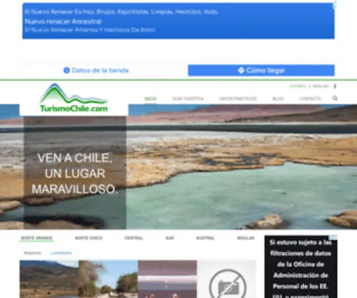 Turismochile.com(Turismo Chile) Screenshot