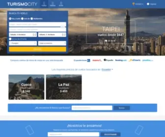 Turismocity.com.ec(Vuelos Baratos y Promociones de Viaje) Screenshot