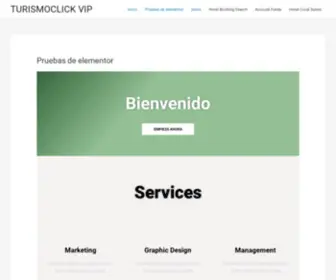 Turismoclick.com(Pruebas de elementor) Screenshot