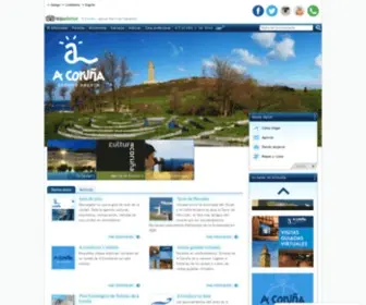Turismocoruna.com(Coruña Turismo) Screenshot