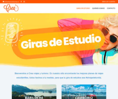 Turismocrea.cl(GIRAS DE ESTUDIO) Screenshot