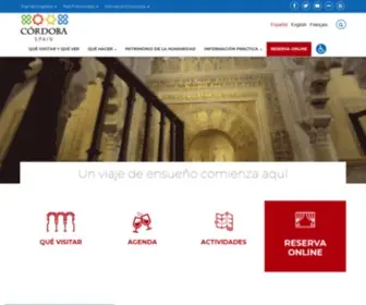 Turismodecordoba.org(Web oficial de Turismo de la ciudad de Córdoba) Screenshot