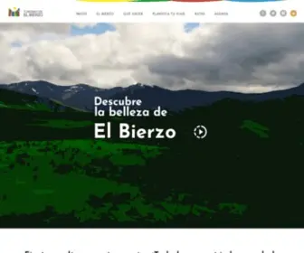 Turismodelbierzo.es(Sitio web oficial del Patronato de Turismo de El Bierzo) Screenshot