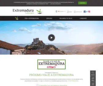 Turismoextremadura.com(Web de Turismo de Extremadura) Screenshot
