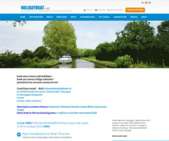 Turismofluviale.net(Affitto houseboat canali Francia Italia Belgio le Canal Midi Borgogna house boat) Screenshot