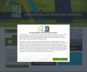 Turismolasnavas.es(Turismo en Las Navas del Marqués (Ávila)) Screenshot