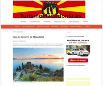 Turismomacedonia.es(República de Macedonia del Norte) Screenshot