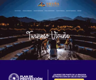 Turismovicuna.cl(Turismo Vicuña) Screenshot