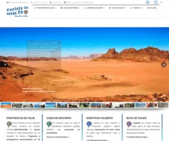 Turistaloserastu.es(Página de inicio de Turista lo serás Tú) Screenshot