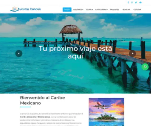 Turistascancun.com(Turistas Cancun) Screenshot