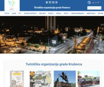 Turizamkrusevac.com(Turisticka Organizacija Krusevca) Screenshot