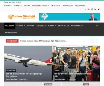 TurizmGunlugu.com(Turizm Gazetesi) Screenshot