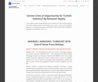 Turkcast.com.tr(Türk Döküm Sektörünün Dünyaya Açılan Penceresi) Screenshot