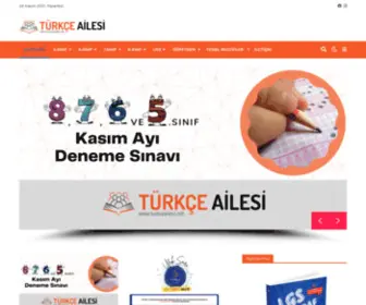 Turkceailesi.net(Türkçe Ailesi) Screenshot