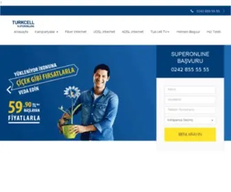 Turkcell.web.tr(Turkcell Superonline Başvuru Noktası) Screenshot
