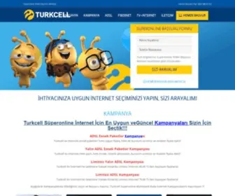 Turkcellsuperonline-Fiberinternetkozmo.com(Adsl başvuru) Screenshot