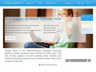 Turkceokulu.com(Türkçe) Screenshot
