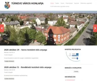 Turkeve.hu(Túrkeve) Screenshot