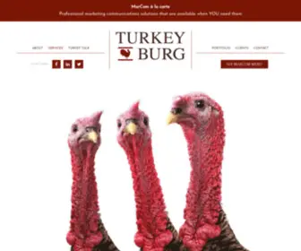 Turkeyburg.ca(Marketing Communications Consulting) Screenshot