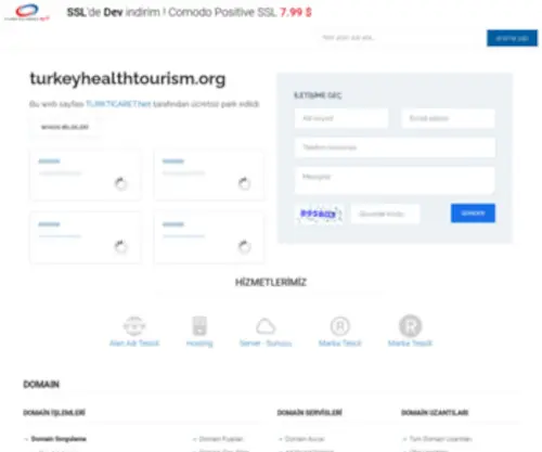 Turkeyhealthtourism.org(TURKEY HEALTH TOURISM ISTANBUL MEDICAL TOURISM HOSPITAL) Screenshot