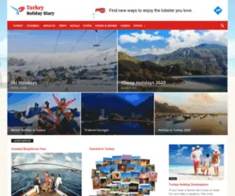 Turkeyholidaydiary.com(With warm sand and bright sunshine this country) Screenshot