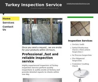 Turkeyinspectionservice.com(Turkey inspection service) Screenshot