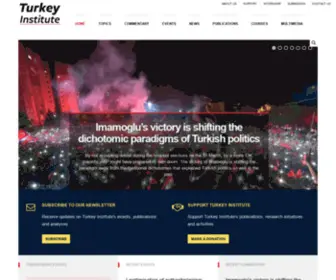 Turkeyinstitute.org.uk(Turkey Institute) Screenshot