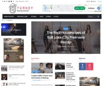 Turkeymanager.com(Turkish Fashion Magazine) Screenshot