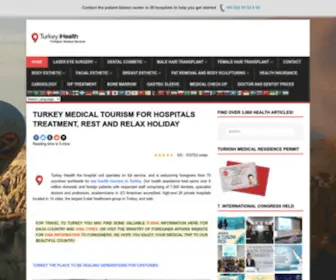 Turkeymedicals.com(TURKEY MEDICAL SERVICES) Screenshot
