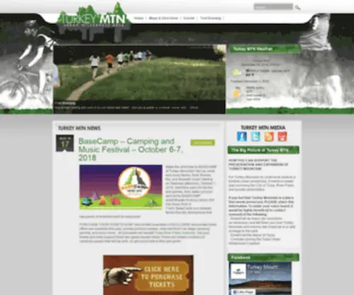 Turkeymtn.com(Tulsa's Urban Wilderness Area) Screenshot