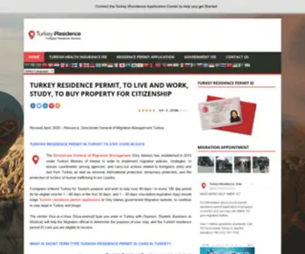 Turkeyresidencepermit.com(TURKISH PASSPORT AND CITIZENSHIP) Screenshot