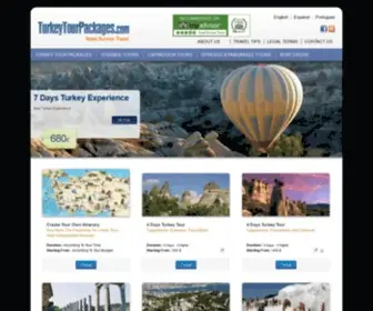 Turkeytourpackages.com(Road Runner Travel) Screenshot