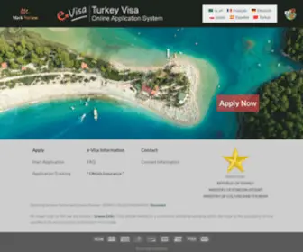 Turkeyvisa.com.tr(Turkey visa) Screenshot