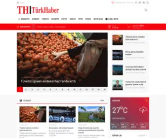 Turkhabertv.com(TürkHaber) Screenshot